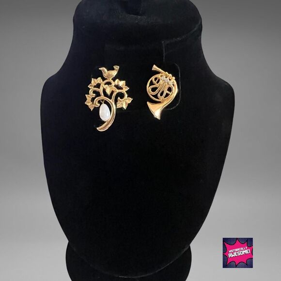 1990 Avon 12 Days of Christmas Lapel Pin Brooch | RARE Holiday Pins- NIB - Picture 5 of 6